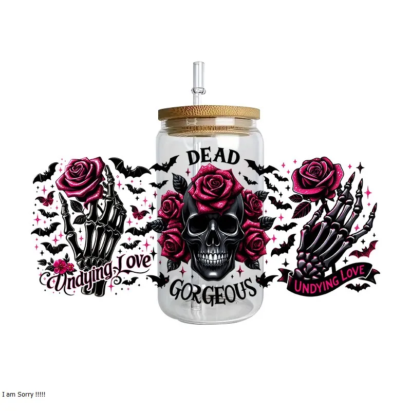 Rdta Tank Glass - Spooky Witch Girl Series 3D Transfer
