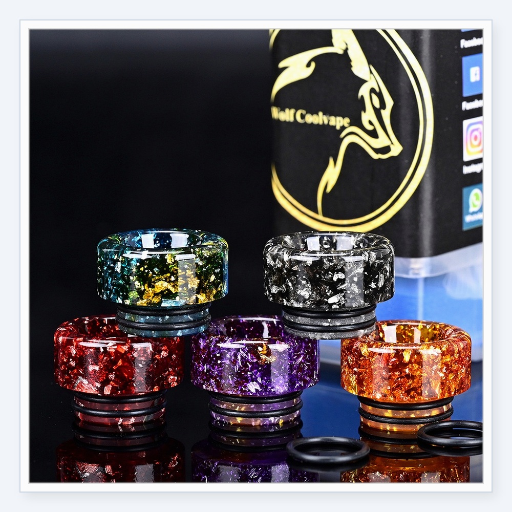 5pcs Wolfcoolvape 810 Drip Tip - Drip Tip Resin review and price