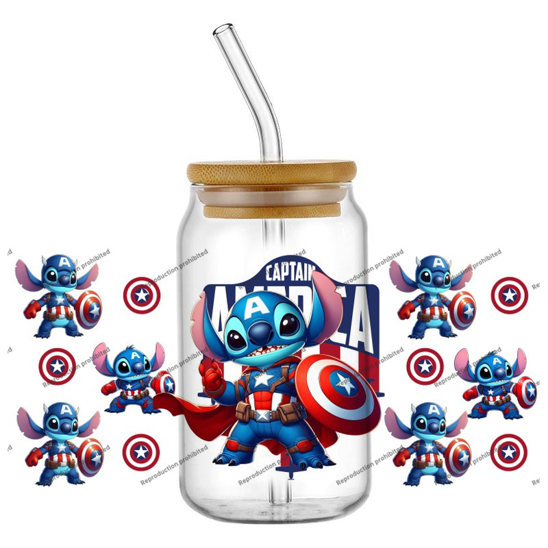 cartoon hero Design 16OZ UV DT - Rdta Tank Glass review and price