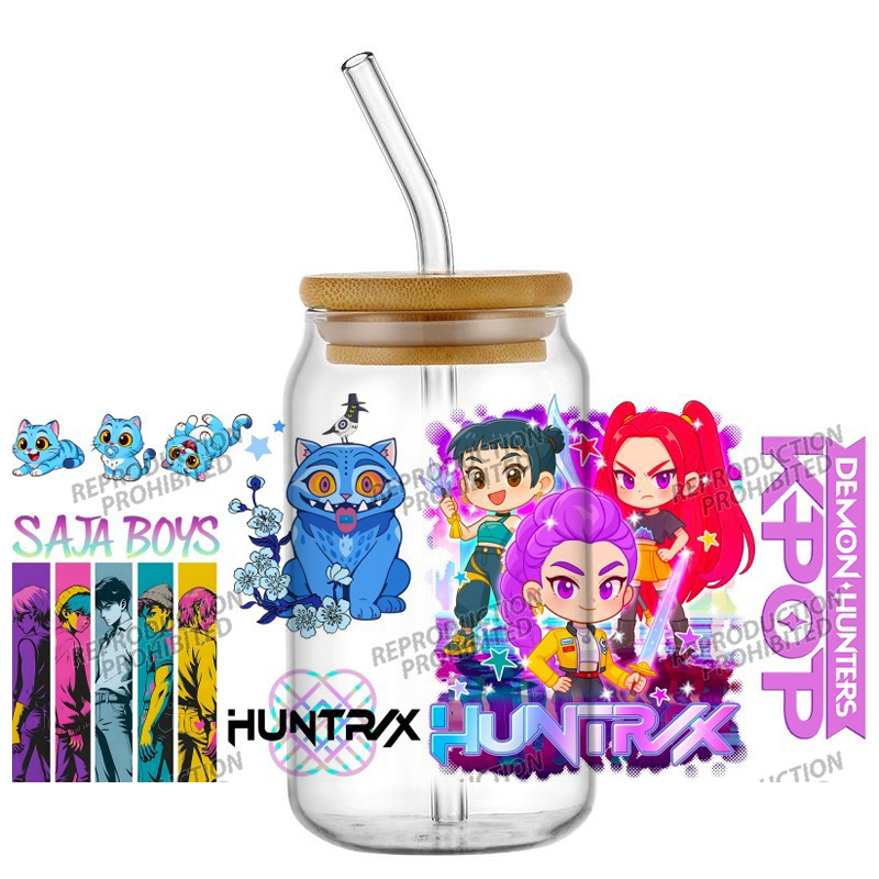 Saja Boys K-POP Team UV DTF Cu - Rdta Tank Glass review and price