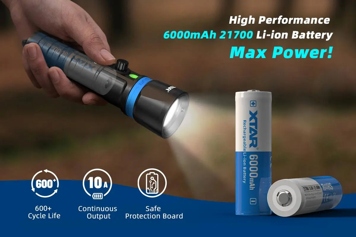 Xtar 21700 6000mah Rechargeabl - Vape Battery 18650 review and price